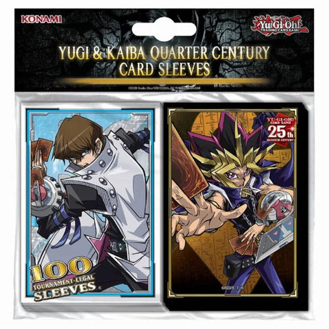 YuGiOh Yugi & Kaiba Quarter Century Sleeves