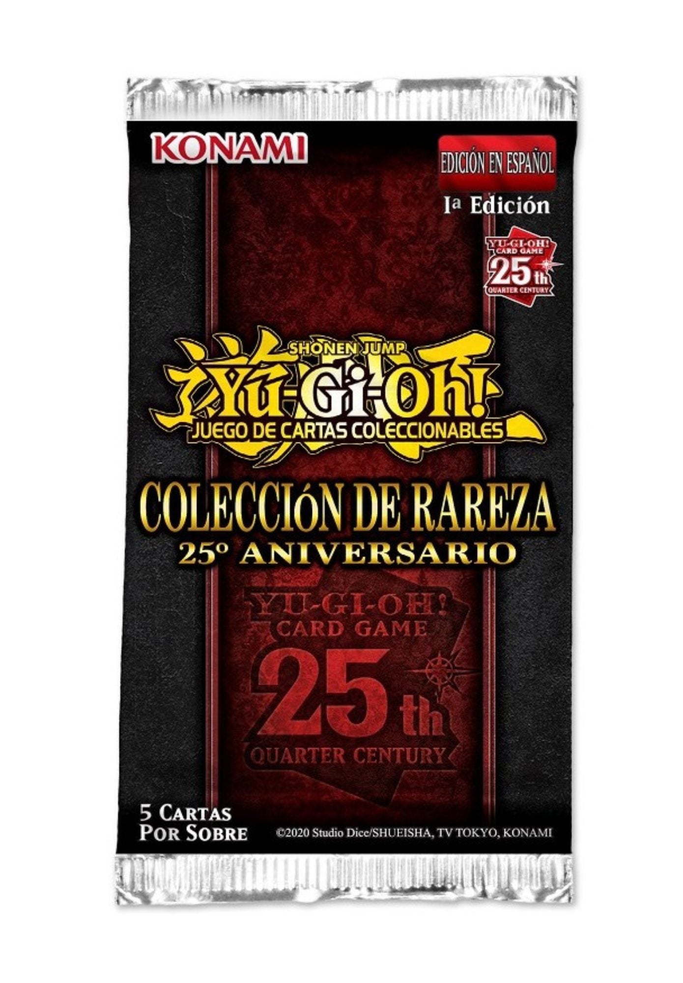 Yu Gi Oh Colección Rareza 25th Aniversario Sobre
