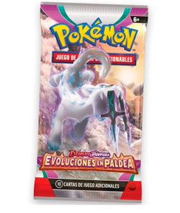 Pokémon Escarlata y Púrpura Evoluciones en Paldea Sobre