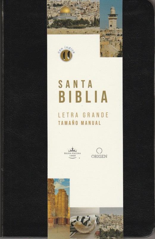 Biblia Rvr 1960 Simil Piel Negra