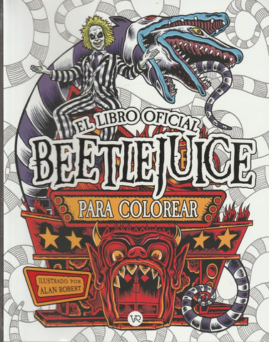 El Libro Oficial Beetlejuice Para Colorear