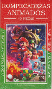Rompecabezas Animados - Mario Bros Y Sus Amigos