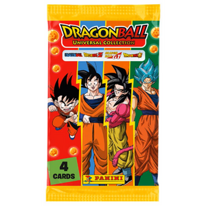 Sobres X 4 Dragon Ball Universal Trading Card