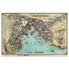 D&D Mapa de Puerta de Baldur