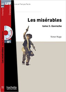 Les Miserables (Gavroche) B1 Tome 3 + CD Audio MP3