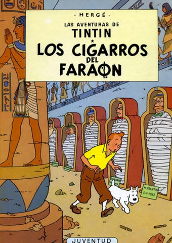 Las Aventuras De Tintin Los Cigarros Del Faraón Tapa Dura