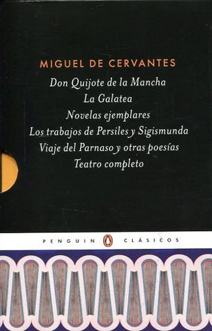 Estuche Cervantes(Teatro Completo., Viaje Del Parnaso, Los Trabajos De Persilesy, Nov Ejemplares, La Galatea, Don Quijote)