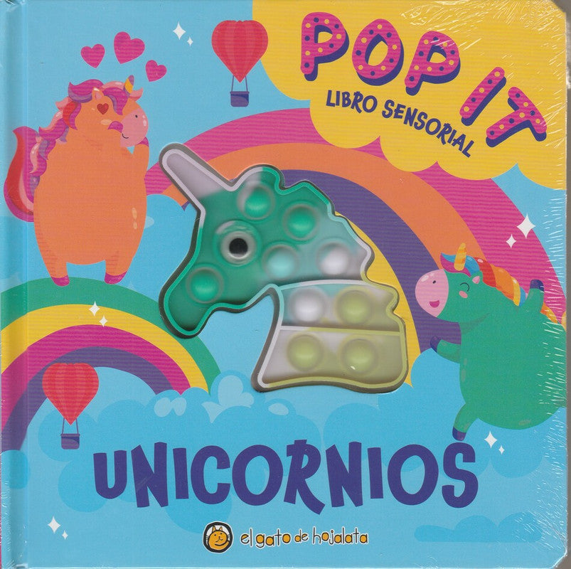 Pop It Libro Sensorial - Unicornios